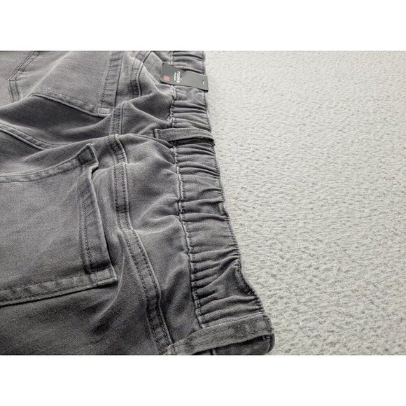 Torrid Crop Pull On Boyfriend Straight Pants Womens M/L 10 Medum/Large Gray - Picture 14 of 16